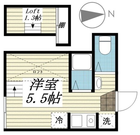 パンシオン綱島　Ｃの物件間取画像